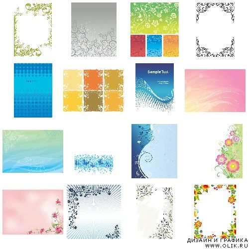 Vector backgrounds Vector backgrounds