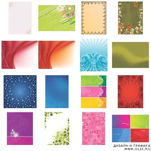 Vector backgrounds Vector backgrounds