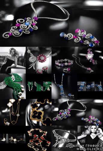 Клипарт – Ювелирные украшения 23  \  Klipart – Jewelry embellishment 23