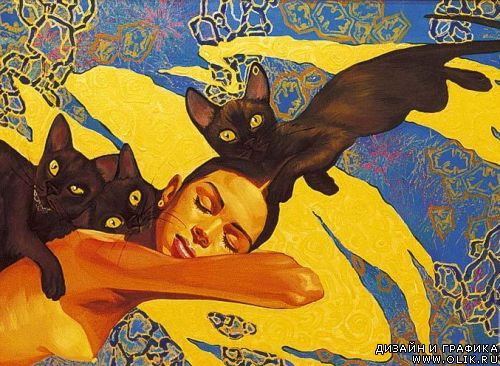 Женщины-кошки от Fattah Hallah Abdel