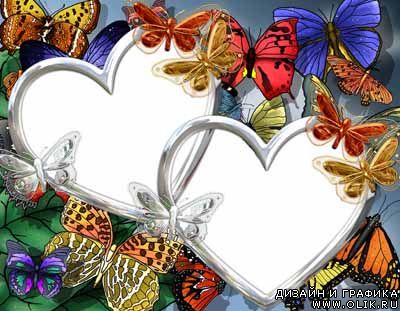 Рамки для фото - Бабочки
