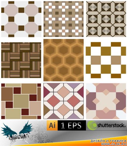 Collections of floor coverings textures