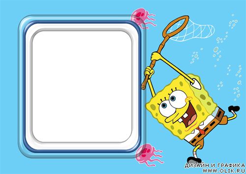 Рамочка для фотошопа Спанчбоб