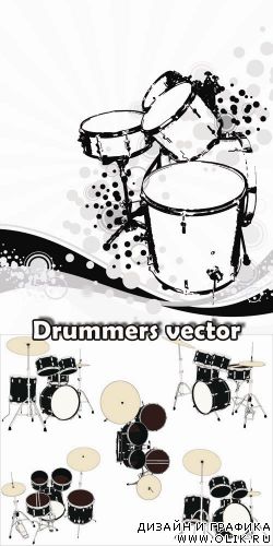 Drummers vectors