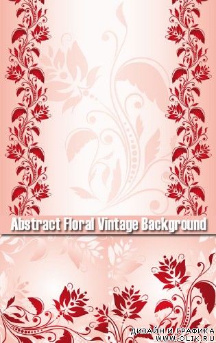 Stck Vector - Abstract floral vintage background