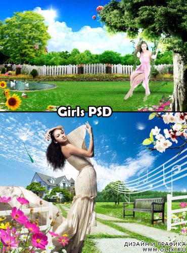 Girls PSD