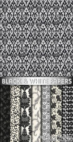 Backgrounds - Black & White papers