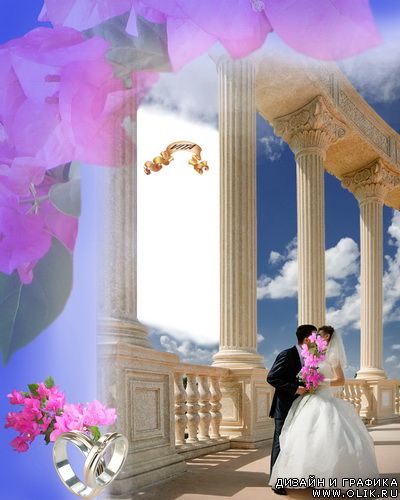 Рамка для свадебного фото 
