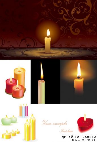 Candles Vector | Свечи 