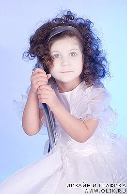 PHSP шаблон для детей - Девочка ангелок