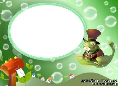 Детская рамочка для фотошопа (PSD) 2