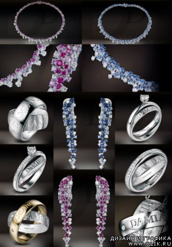 Клипарт – Ювелирные украшения 34    Klipart – Jewelry embellishment 34