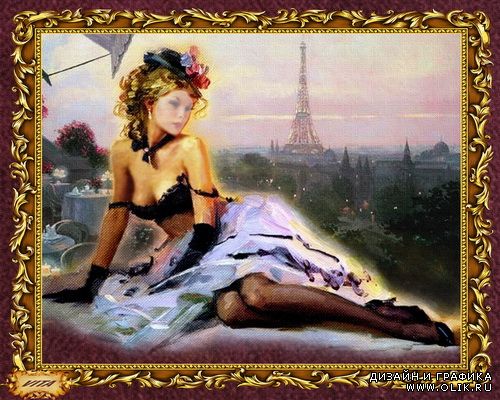 Серия " Хочу в картину ! " ( шаблон № 17 )