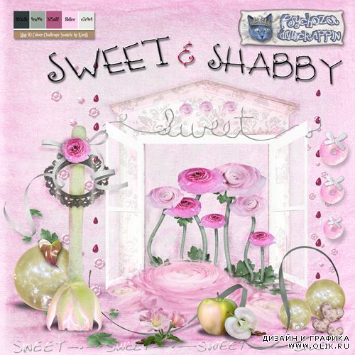 Элементы из скрап-набора – Sweet and Shabby