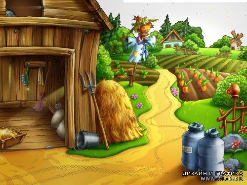 Фоны для фотошопа - Детские сказочные фоны3