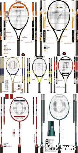 Tennis & badminton rackets