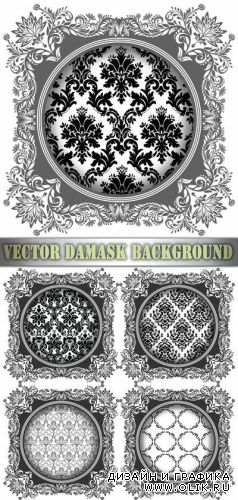 Vector Damask Background
