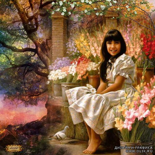 Шаблон для девочки 2