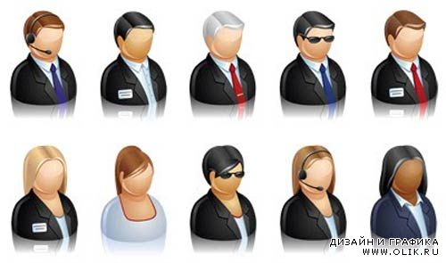 Векторные иконки пользователя Векторные иконки пользователя