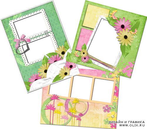 Цветочные рамки