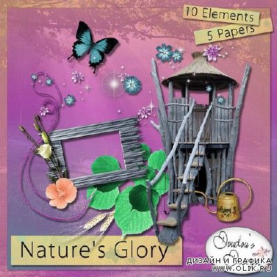 Скрап набо - Nature's Glory от  Doudou