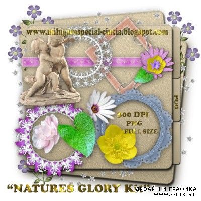 Скрап набор - Natures glory от Cintia