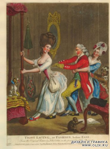 Сатирические рисунки John Collet ( 1725 - 1780гг )  
