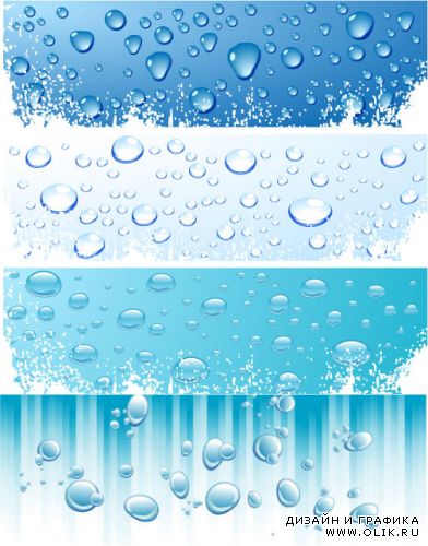 Water surfaces vector