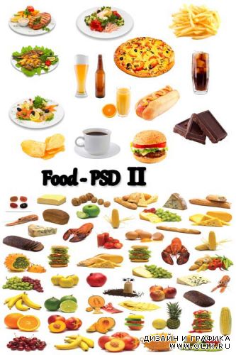Различные блюда - PSD 2