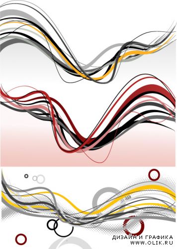 Vector abstract line