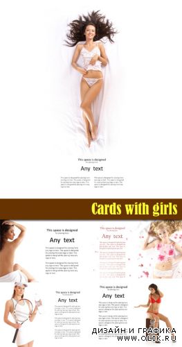 Cards with girls