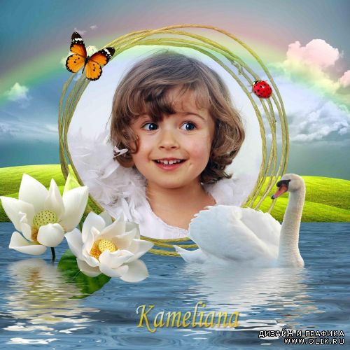 Скрап-страничка для фото - Нежность