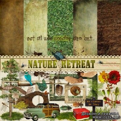 Add-On скрап набора - Nature Retreat