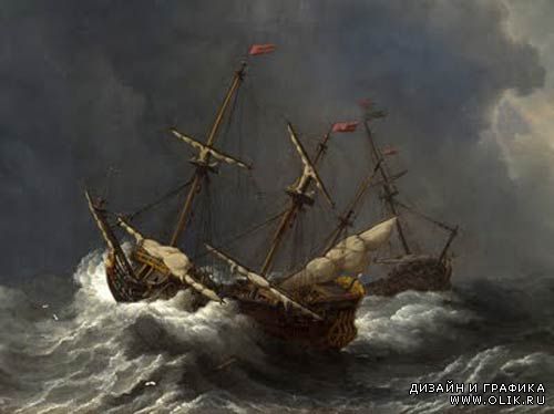 Коллекция картин кораблей из Национальной галереи Лондона