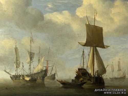 Коллекция картин кораблей из Национальной галереи Лондона