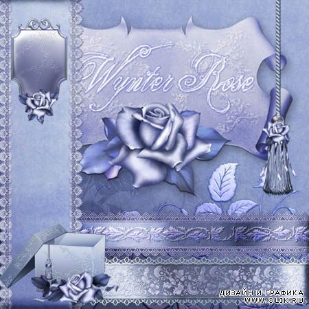 Скрап - набор Wynter rose / Зимняя роза