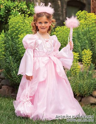 Детский шаблон для Фотошоп-маленькая принцесса.
