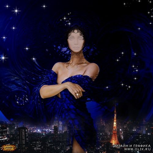 Шаблон " Ночь нежна..."