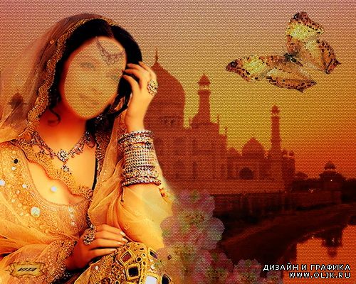 Шаблон " Восточные сказки " 14