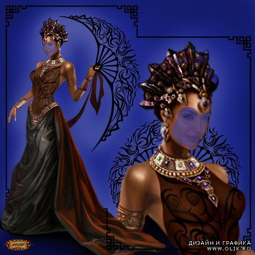 Шаблон " Королева "