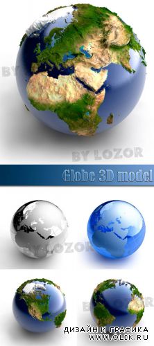 Globe 3D model 
