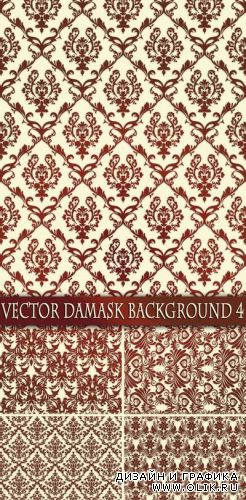 Vector Damask Background 4