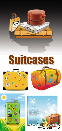Suitcases Vector