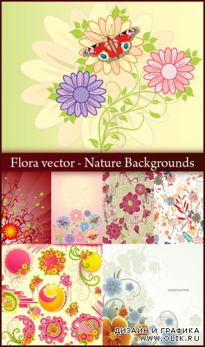 Flora vector - Nature Backgrounds