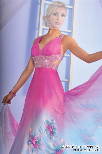 Женский шаблон для фотошоп