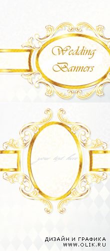 Wedding Banners Vector