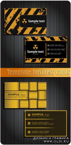Template business cards