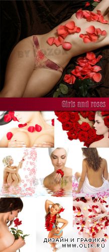 Girls and roses