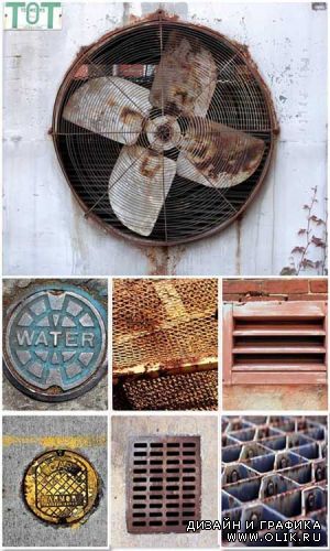 Фотоклипарт - Вентиляторы, решетки, люки