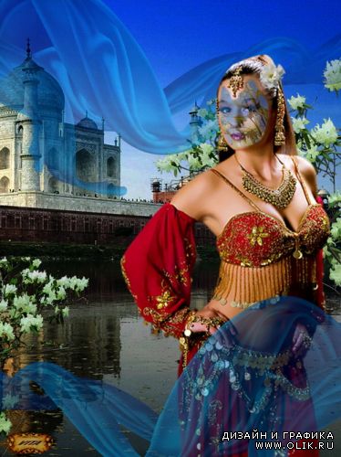 Шаблон " Восточные сказки 12